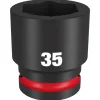 Milwaukee Shockwave Impact Duty 3/4" Drive 35mm Standard 6 Point Socket 49-66-6373