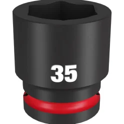 Milwaukee Shockwave Impact Duty 3/4" Drive 35mm Standard 6 Point Socket 49-66-6373