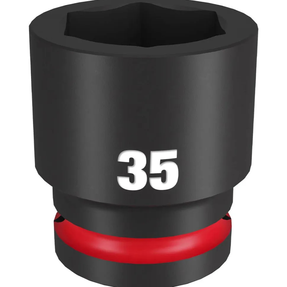 Milwaukee Shockwave Impact Duty 3/4" Drive 35mm Standard 6 Point Socket 49-66-6373