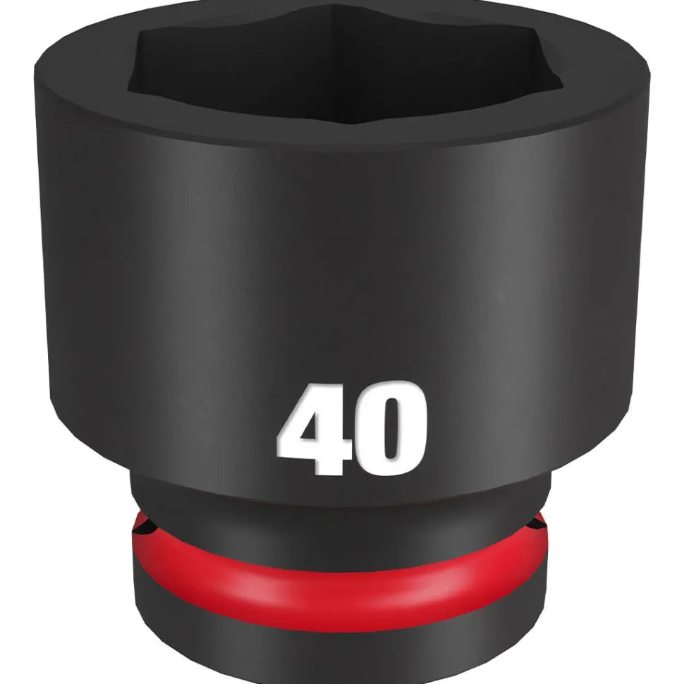 Milwaukee Shockwave Impact Duty 3/4" Drive 40mm Standard 6 Point Socket 49-66-6378