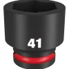 Milwaukee Shockwave Impact Duty 3/4" Drive 41mm Standard 6 Point Socket 49-66-6379