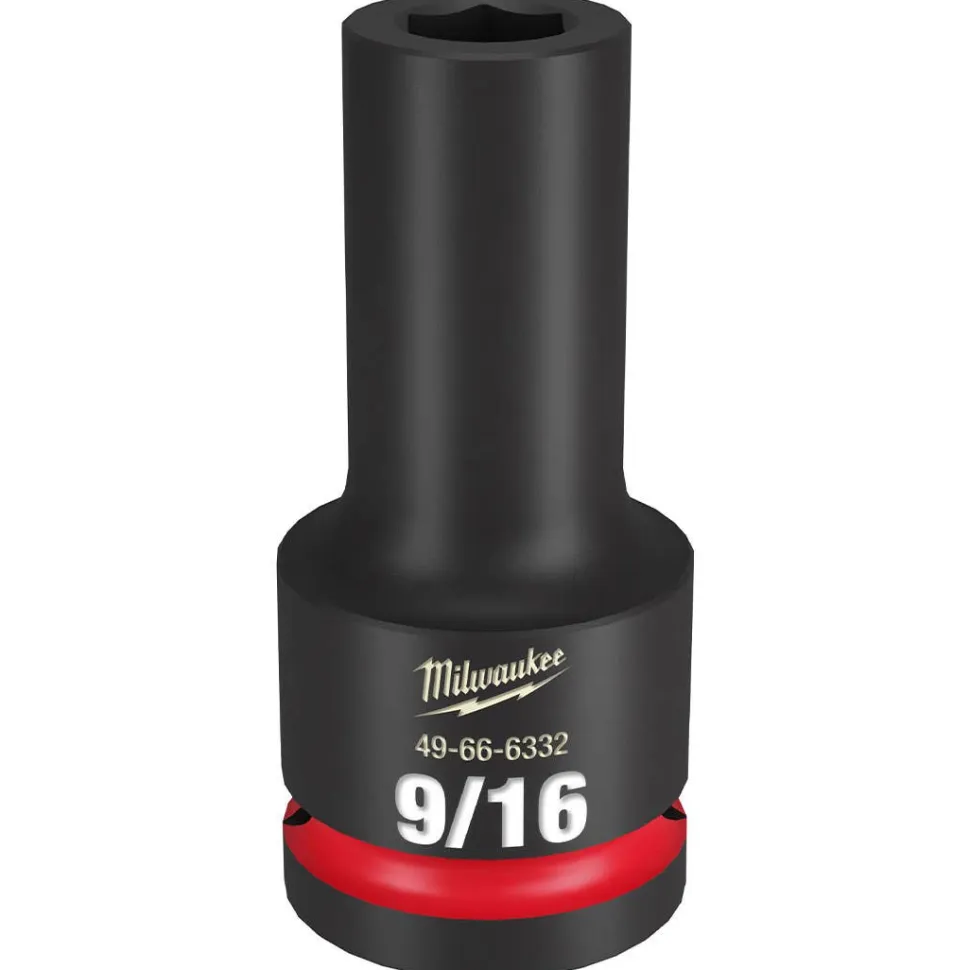 Milwaukee Shockwave Impact Duty 3/4" Drive 9/16" Deep 6 Point Socket 49-66-6332