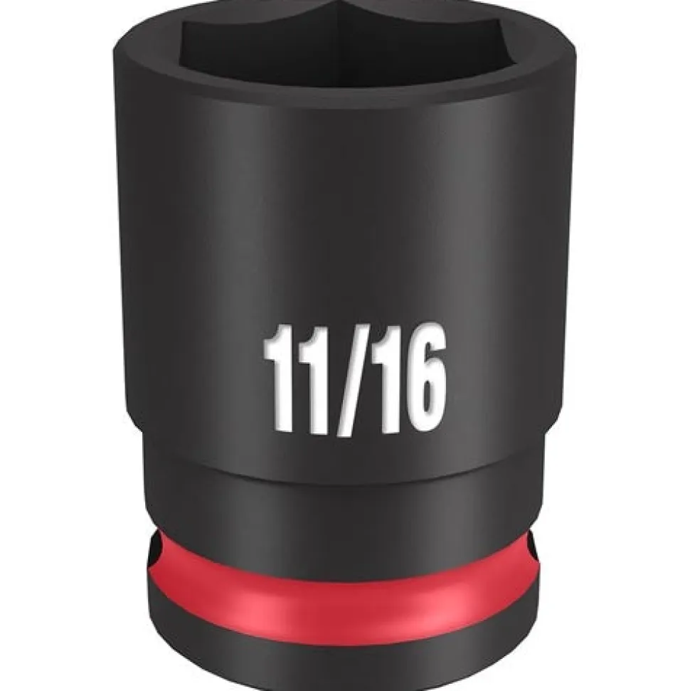 Milwaukee Shockwave Impact Duty 3/8'' Drive 11/16" Standard 6 Point Socket 49-66-6109
