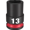 Milwaukee Shockwave Impact Duty 3/8'' Drive 13mm Standard 6 Point Socket 49-66-6137