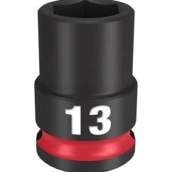 Milwaukee Shockwave Impact Duty 3/8'' Drive 13mm Standard 6 Point Socket 49-66-6137