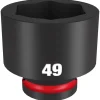 Milwaukee Shockwave Impact Duty 3/8'' Drive 23mm Standard 6 Point Socket 49-66-6146