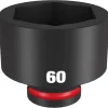 Milwaukee Shockwave Impact Duty 3/8'' Drive 5/8" Deep 6 Point Socket 49-66-6123