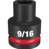 Milwaukee Shockwave Impact Duty 3/4" Drive 9/16" Standard 6 Point Socket 49-66-6300