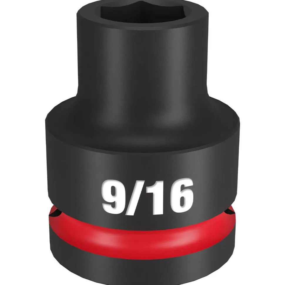 Milwaukee Shockwave Impact Duty 3/4" Drive 9/16" Standard 6 Point Socket 49-66-6300