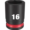 Milwaukee Shockwave Impact Duty 3/8'' Drive 16mm Standard 6 Point Socket 49-66-6140