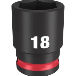Milwaukee Shockwave Impact Duty 3/8'' Drive 18mm Standard 6 Point Socket 49-66-6142