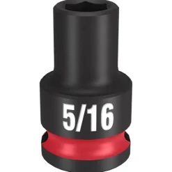 Milwaukee Shockwave Impact Duty 3/8'' Drive 5/16" Standard 6 Point Socket 49-66-6102