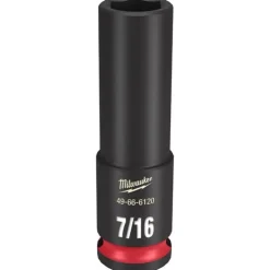 Milwaukee Shockwave Impact Duty 3/8'' Drive 7/16" Deep 6 Point Socket 49-66-6120