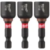 Milwaukee SHOCKWAVE Impact Duty 1/4" and 5/16" x 2-1/4" QUIK-CLEAR 2-in-1 Magnetic Nut Driver 49-66-4542