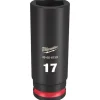 Milwaukee Shockwave Impact Duty 3/8'' Drive 17mm Deep 6 Point Socket 49-66-6159