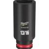 Milwaukee Shockwave Impact Duty 3/8'' Drive 13/16" Deep 6 Point Socket 49-66-6126