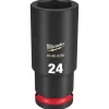 Milwaukee Shockwave Impact Duty 1/2" Drive 24mm Deep 6 Point Socket 49-66-6285