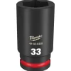 Milwaukee Shockwave Impact Duty 1/2" Drive 3/8" Deep 6 Point Socket 49-66-6220