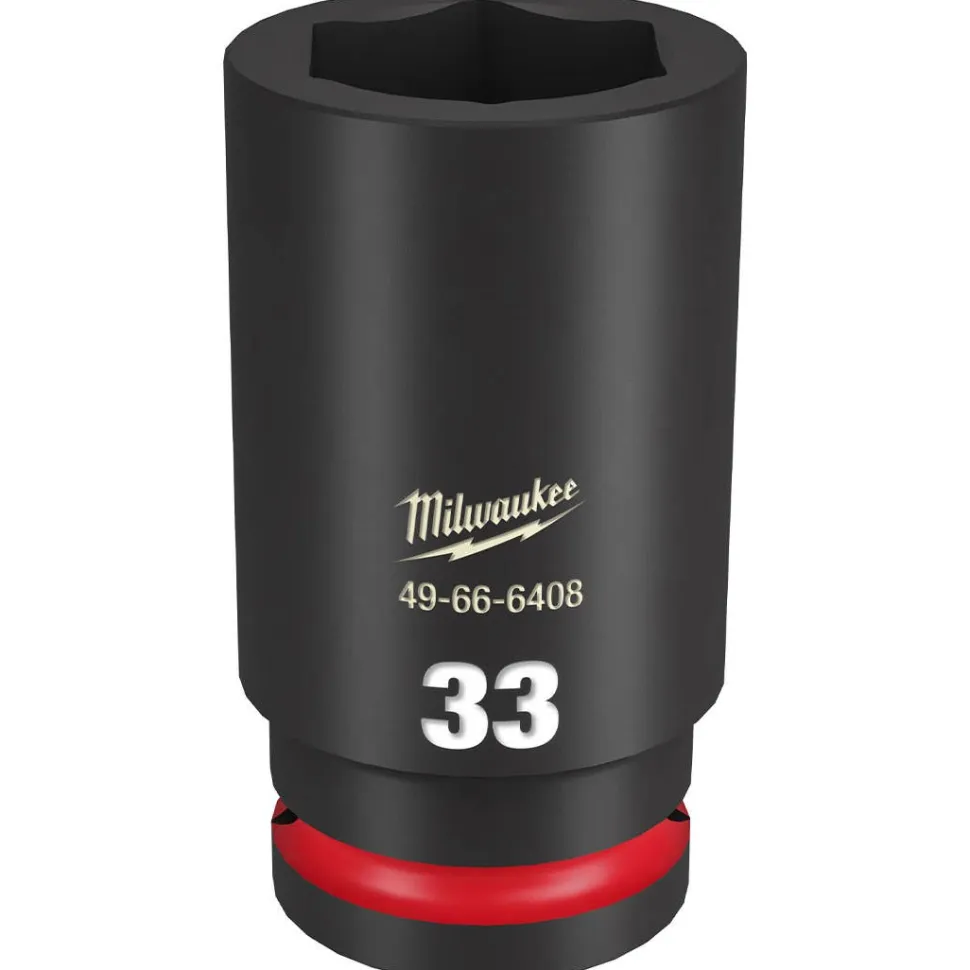 Milwaukee Shockwave Impact Duty 1/2" Drive 3/8" Deep 6 Point Socket 49-66-6220