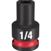 Milwaukee Shockwave Impact Duty 3/8" Drive 1/4" Standard 6 Point Socket 49-66-6100