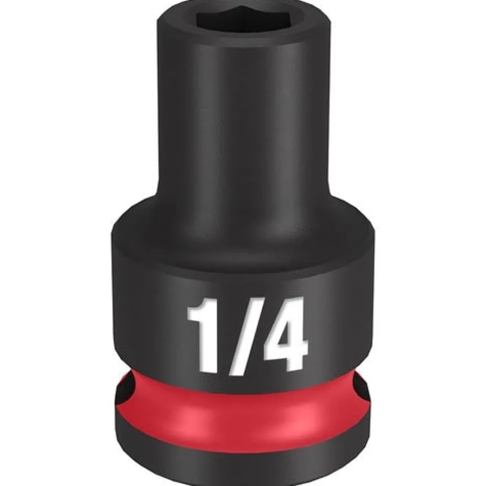 Milwaukee Shockwave Impact Duty 3/8" Drive 1/4" Standard 6 Point Socket 49-66-6100