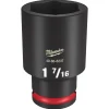 Milwaukee Shockwave Impact Duty 1/2" Drive 1-7/16" Deep 6 Point Socket 49-66-6237