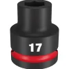 Milwaukee Shockwave Impact Duty 3/4" Drive 17mm Standard 6 Point Socket 49-66-6356