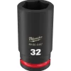 Milwaukee Shockwave Impact Duty 1/2" Drive 32mm Standard 6 Point Socket 49-66-6264