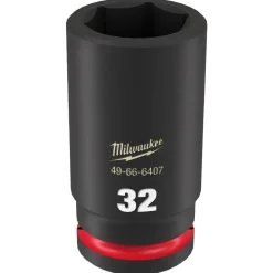 Milwaukee Shockwave Impact Duty 1/2" Drive 32mm Standard 6 Point Socket 49-66-6264