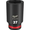 Milwaukee Shockwave Impact Duty 3/4" Drive 37mm Deep 6 Point Socket 49-66-6412