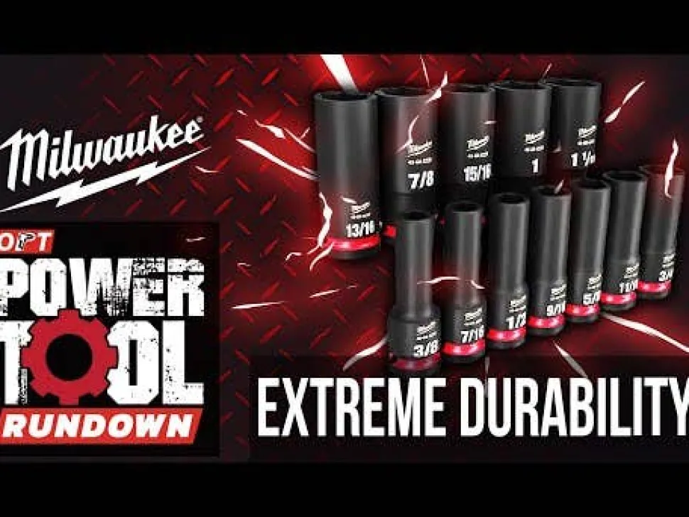 Milwaukee Shockwave Impact Duty 3/8'' Drive 22mm Standard 6 Point Socket 49-66-6145