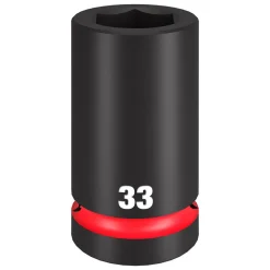 Milwaukee SHOCKWAVE Impact Duty 1" Drive 33mm Deep 6 Point Socket 49-66-6627