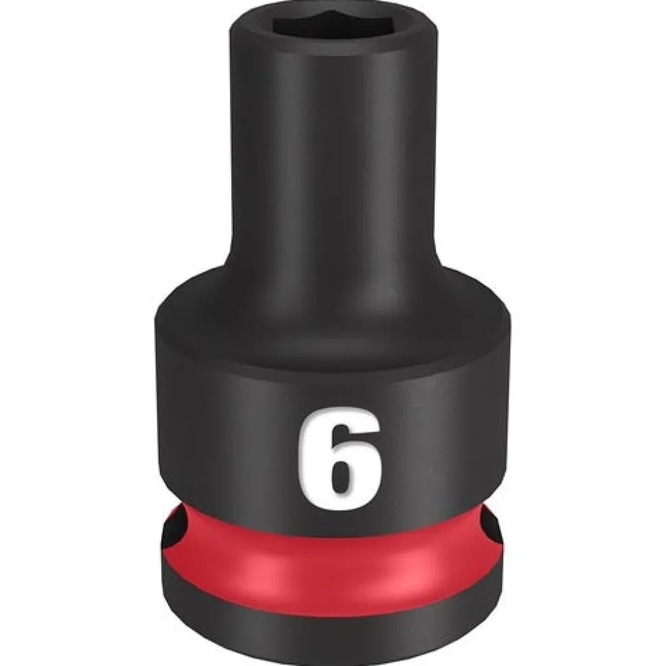 Milwaukee Shockwave Impact Duty 3/8'' Drive 6mm Standard 6 Point Socket 49-66-6130