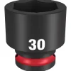 Milwaukee Shockwave Impact Duty 1/2" Drive 30mm Standard 6 Point Socket 49-66-6262