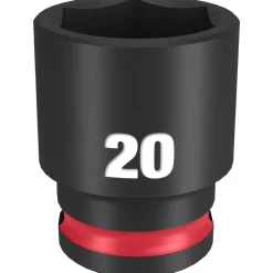Milwaukee Shockwave Impact Duty 3/8" Drive 20mm Standard 6 Point Socket 49-66-6737
