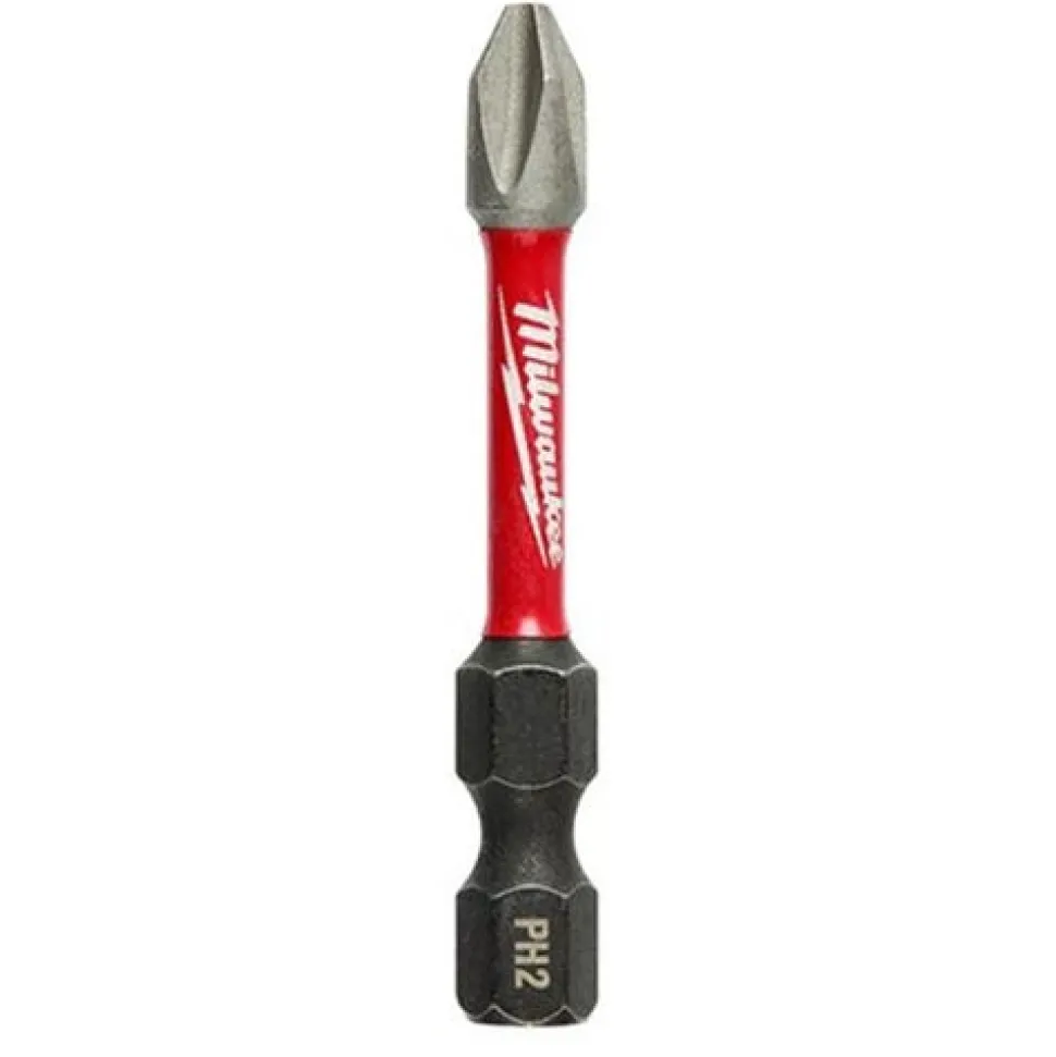 Milwaukee Shockwave 2" Impact Phillips #2 Bit (2 Pack) 48-32-4962