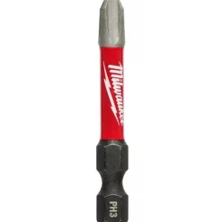 Milwaukee Shockwave 2" Impact Phillips #3 Bit (2 Pack) 48-32-4963