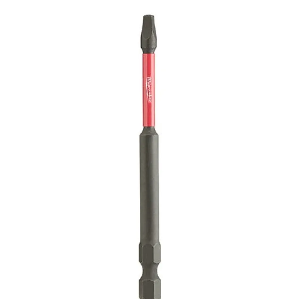 Milwaukee SHOCKWAVE 3-1/2" Impact Square Recess #2 Power Bit 48-32-4795