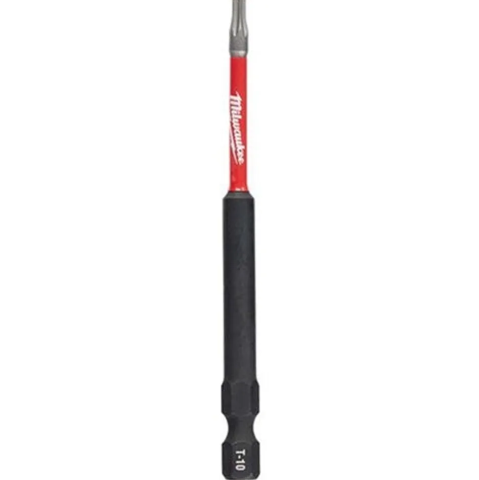 Milwaukee Shockwave 3-1/2" Impact Torx T10 Bit (2 Pack) 48-32-4676