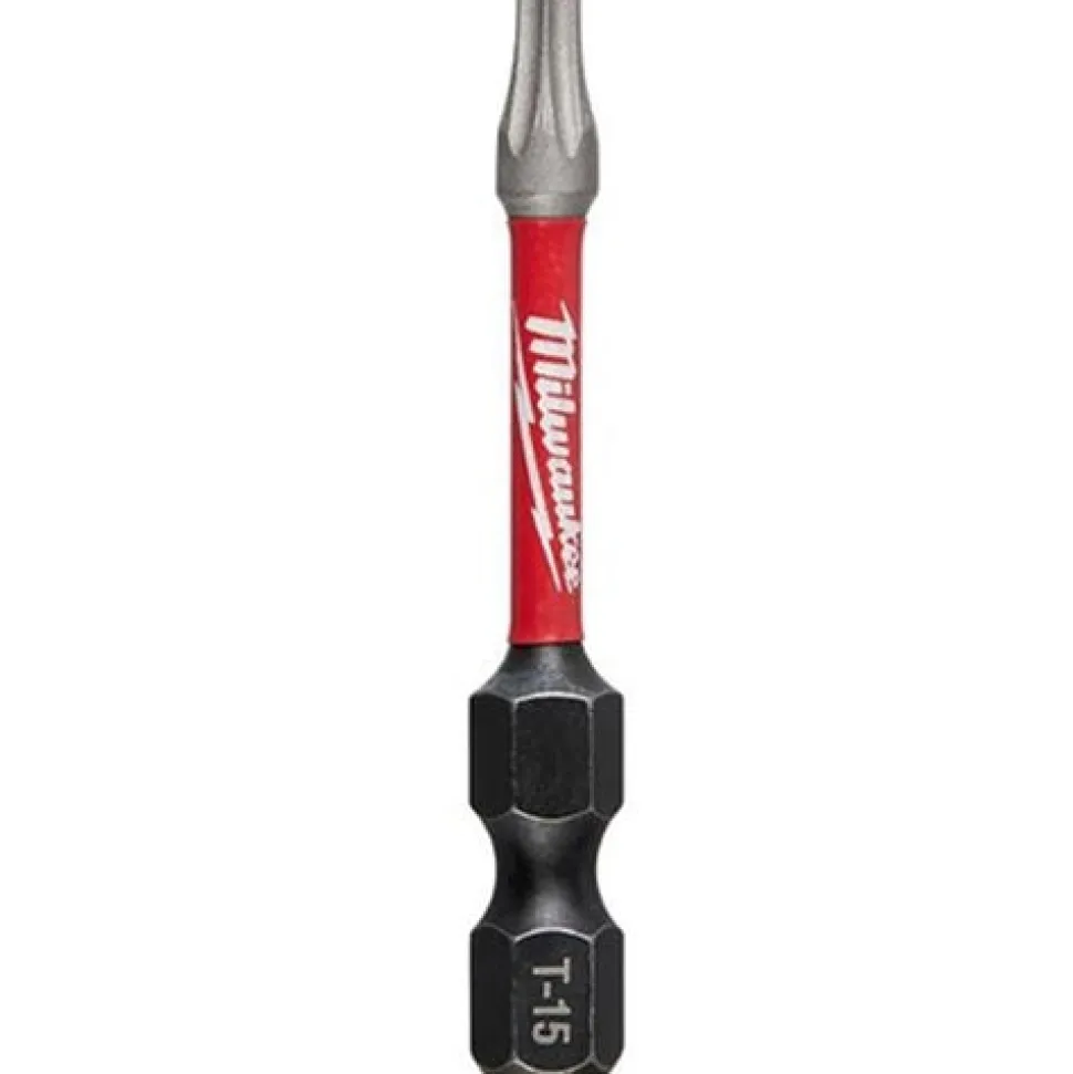 Milwaukee Shockwave 2" Impact Torx T15 Bit (2 Pack) 48-32-4983