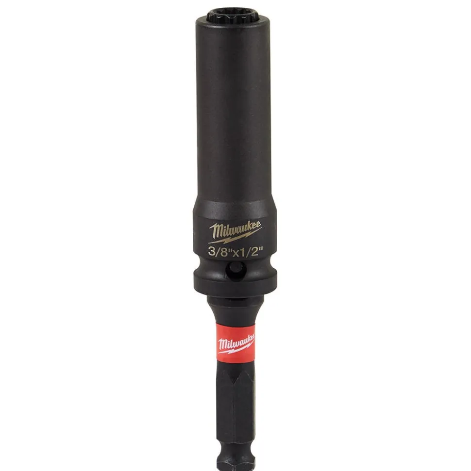 Milwaukee SHOCKWAVE 3/8" & 1/2" 2-in-1 Lineman's 12PT Socket 49-66-5119