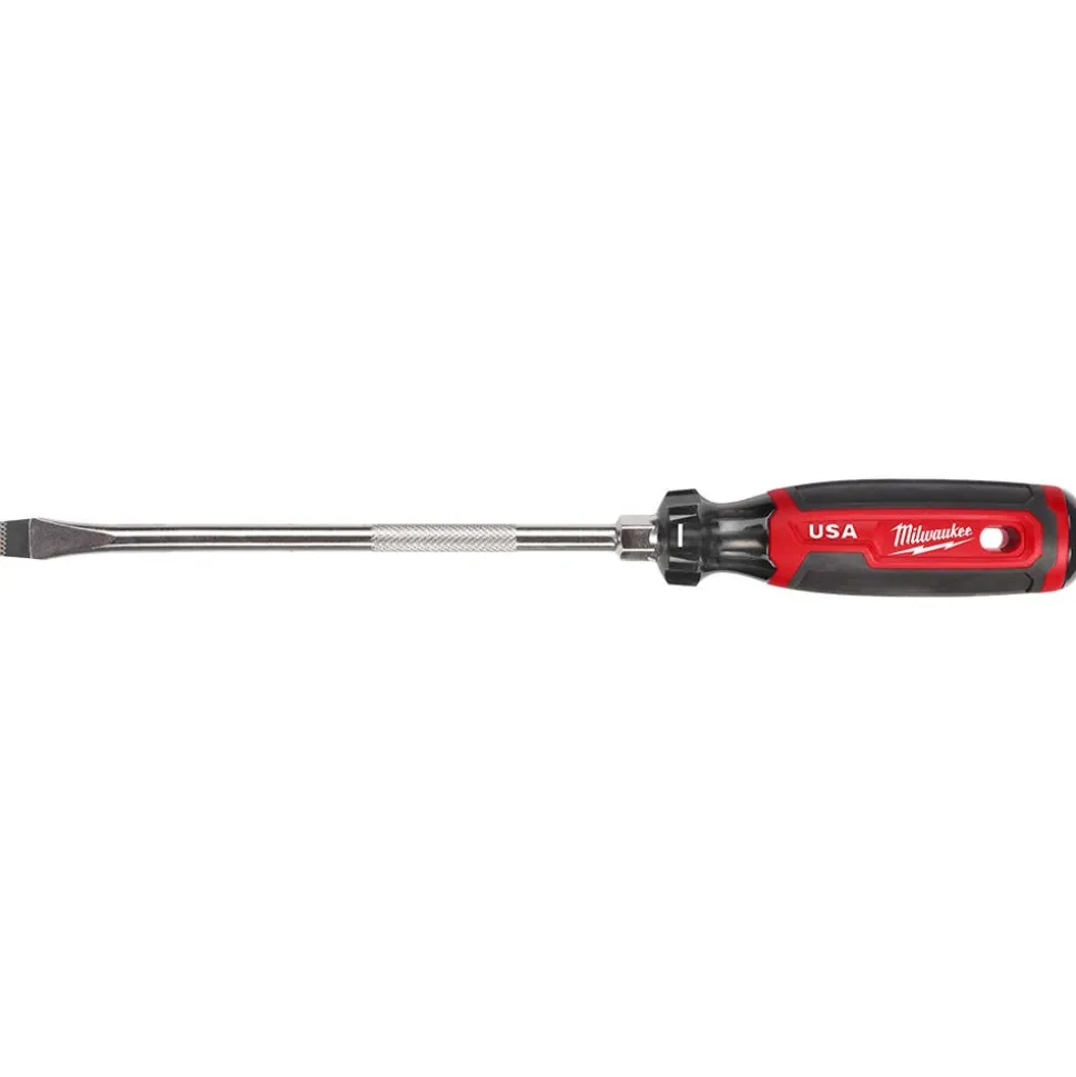 Milwaukee 3/8" Slotted 8" Cushion Grip Screwdriver (USA) MT209