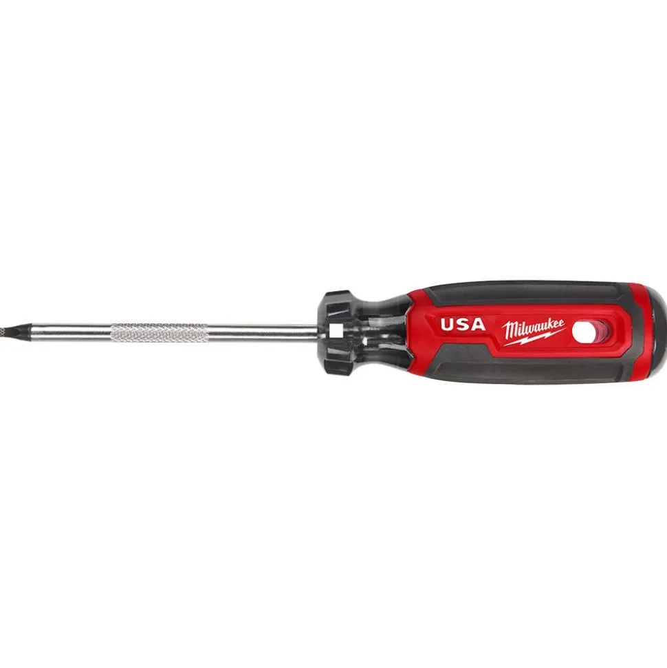 Milwaukee #2 Square 4" Cushion Grip Screwdriver (USA) MT218