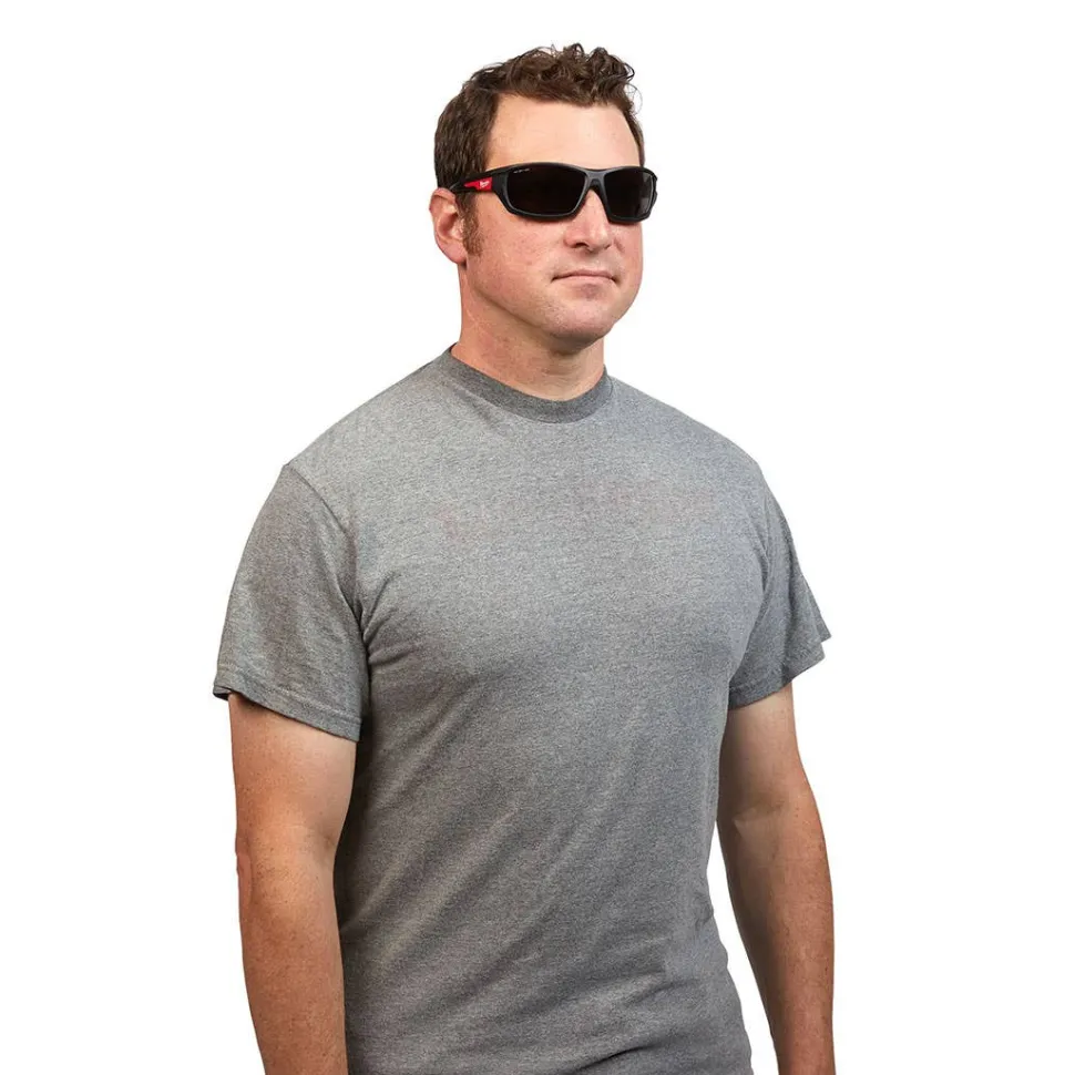Milwaukee Tinted High Performance Safety Glasses w/ Fog-Free Lenses 48-73-2025