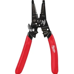 Milwaukee Tool 10-28 AWG Multi-Purpose Dipped Grip Wire Stripper & Cutter W/ Reinforced Head 48-22-3052
