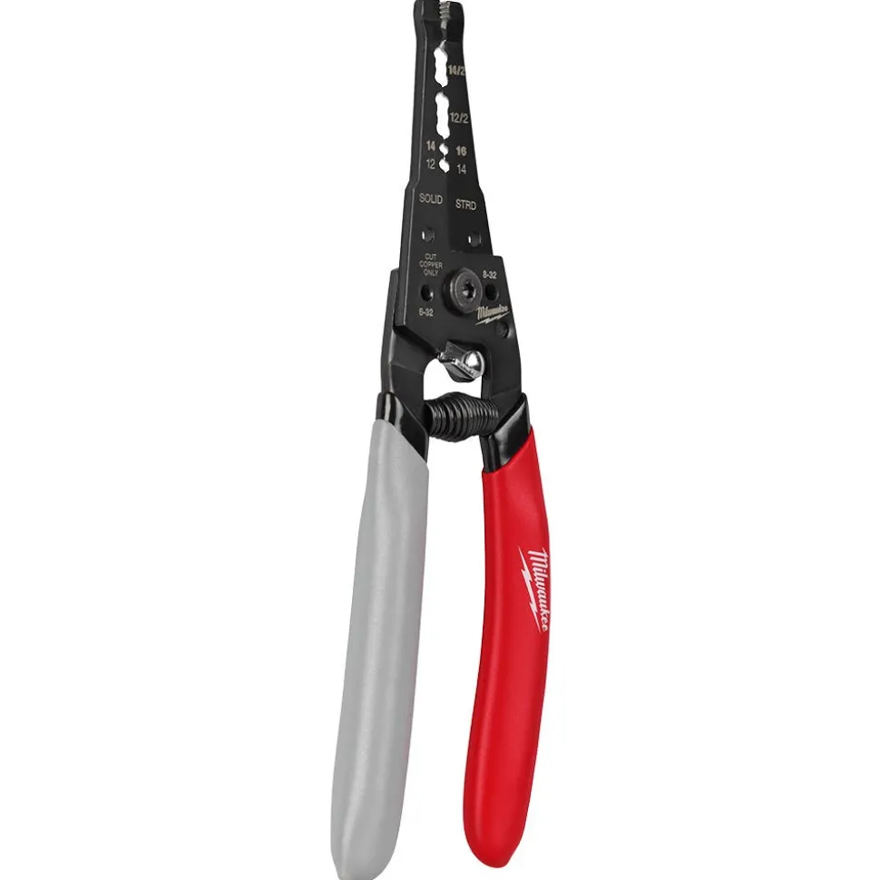 Milwaukee Tool 12-16 AWG Nm Dipped Grip Wire Stripper & Cutter 48-22-3081