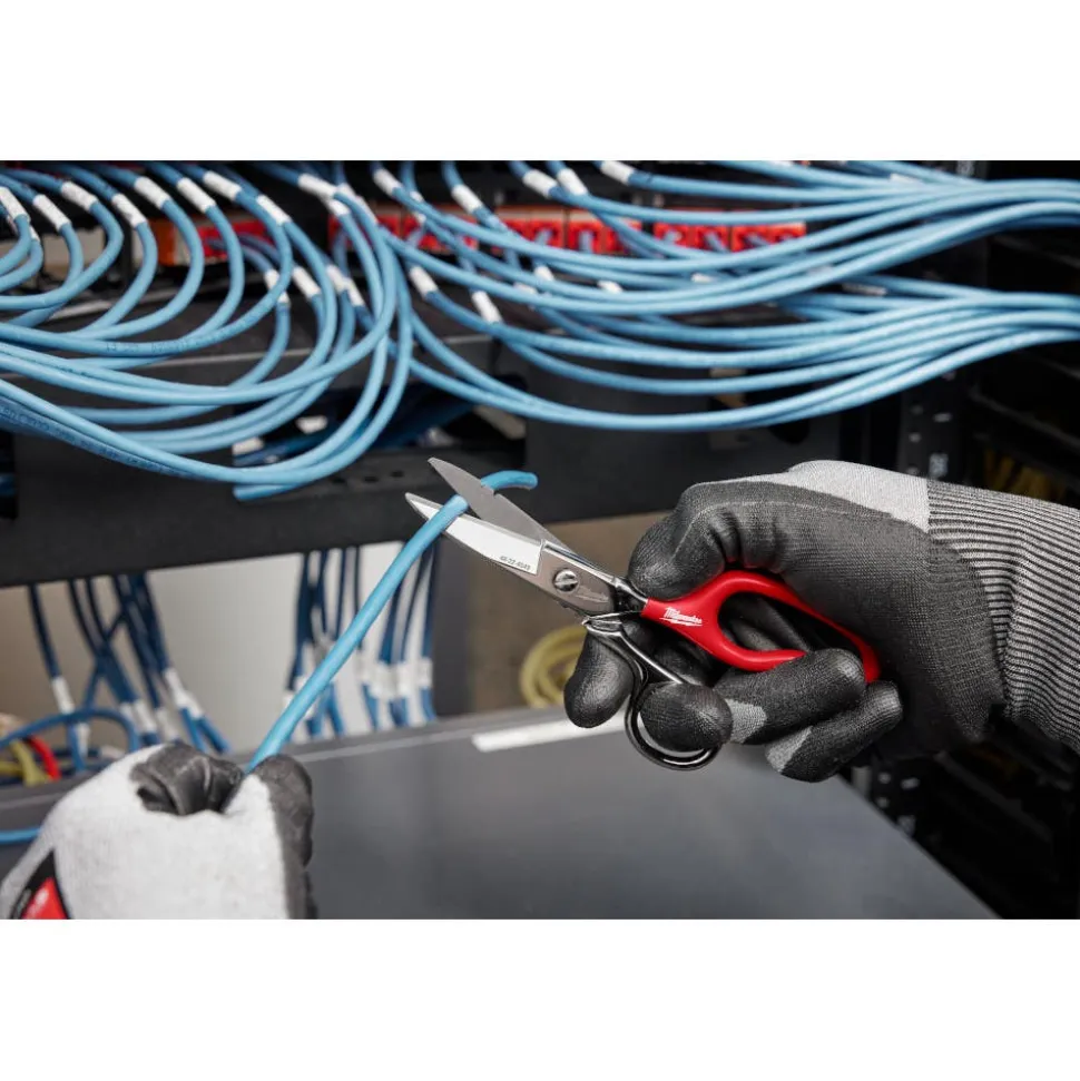 Milwaukee Tool Electrician Scissors with Extended Handle 48-22-4049