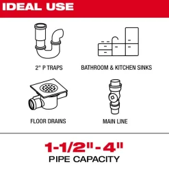 Milwaukee Tool 100’ Flexible Modular Pipeline Inspection Reel 3972-20