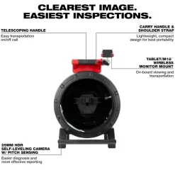 Milwaukee Tool 100’ Flexible Modular Pipeline Inspection Reel 3972-20
