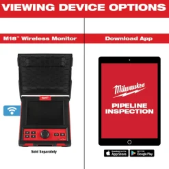 Milwaukee Tool M18 120’ Mid-Stiff Modular Pipeline Inspection System 3973-22